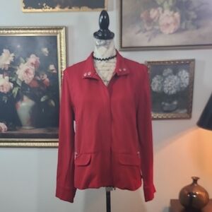 Chico's Vibrant Red Blazer